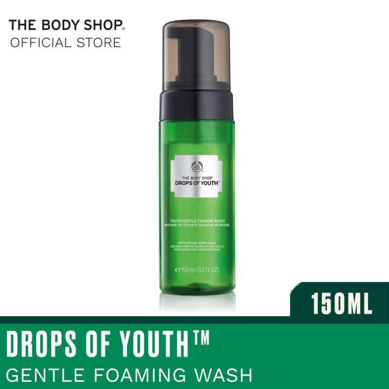 Jual THE BODY SHOP DROPS OF YOUTH GENTLE FOAMING FACE WASH 150ML di