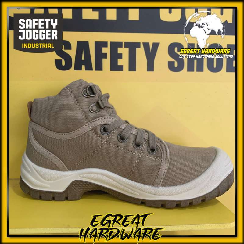 Jual Safety Shoes Desert S1P Safety Jogger Sepatu Safety 41 Beige di