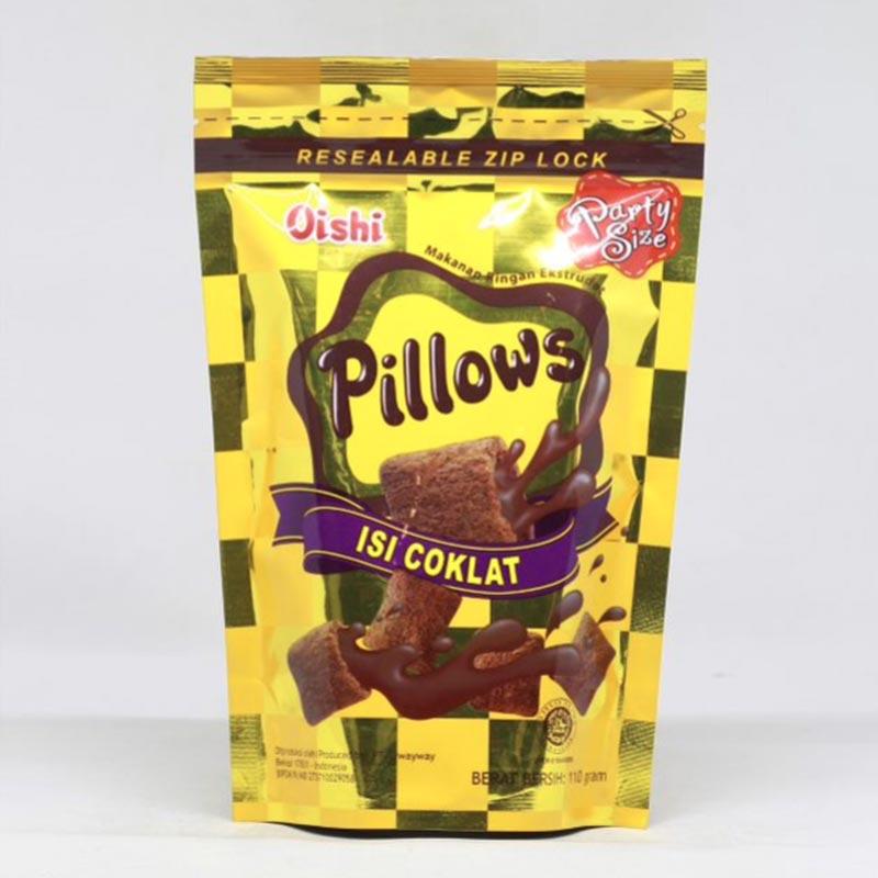 Jual Oishi Pillow Chocolate Snack[110 g] di Seller Juan Jaya Shopp