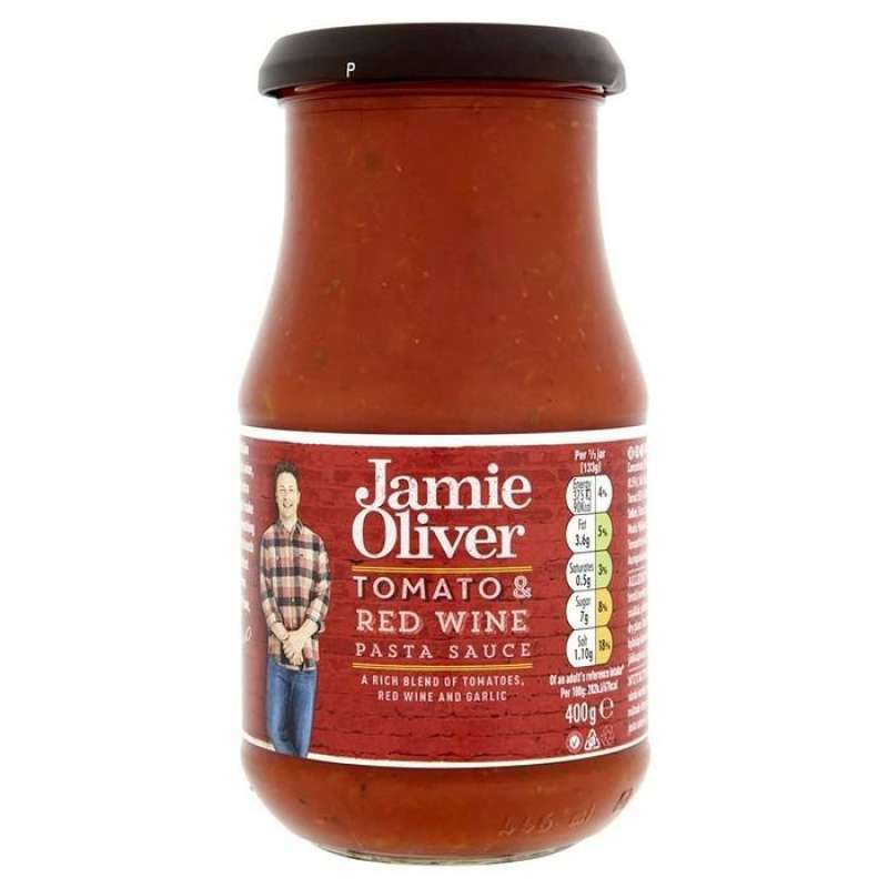 Jual Jamie Oliver Tomato & Italian Red Wine Pasta Sauce 400g di Seller