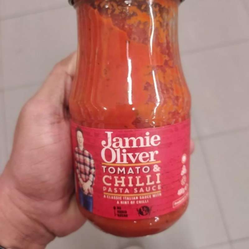 Jual jamie oliver tomato chili sauce 400gr di Seller