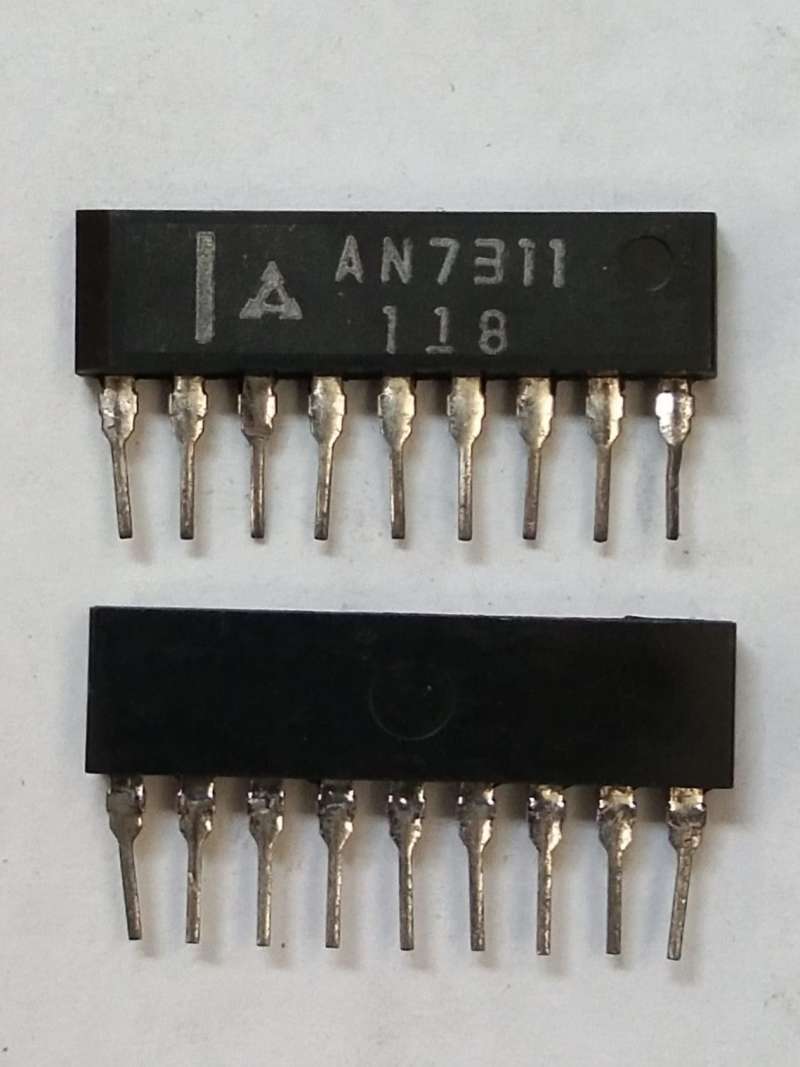Jual IC AN7311 Dual PreAmplifier untuk Tape Mobil original Panasonic