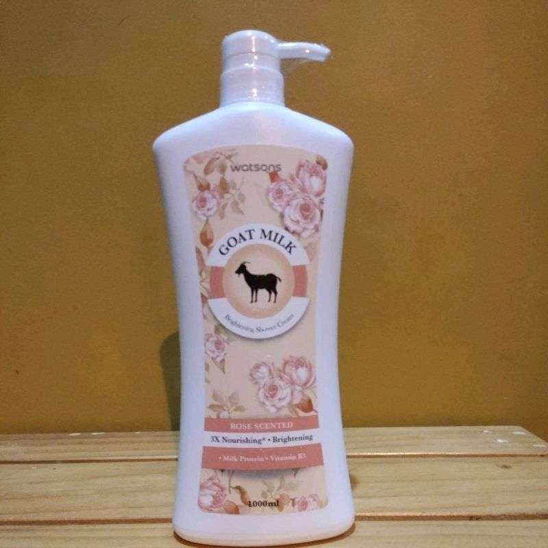 Jual Watsons body wash 1000ml Goat Milk Rose di Seller Peri Diskon