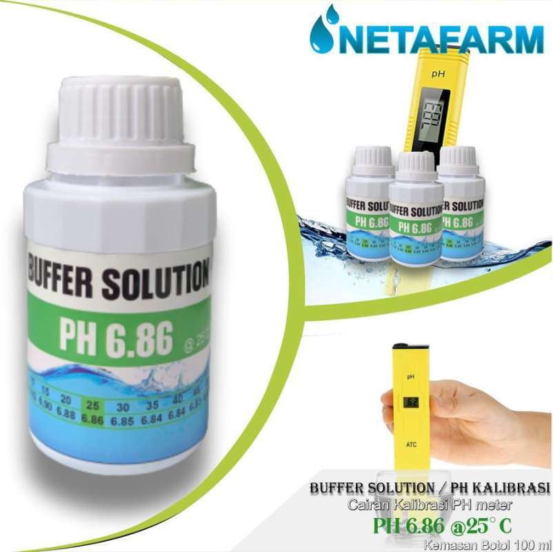 Jual pH Buffer Solution pH Meter / Cairan Kalibrasi pH Meter 100 ml