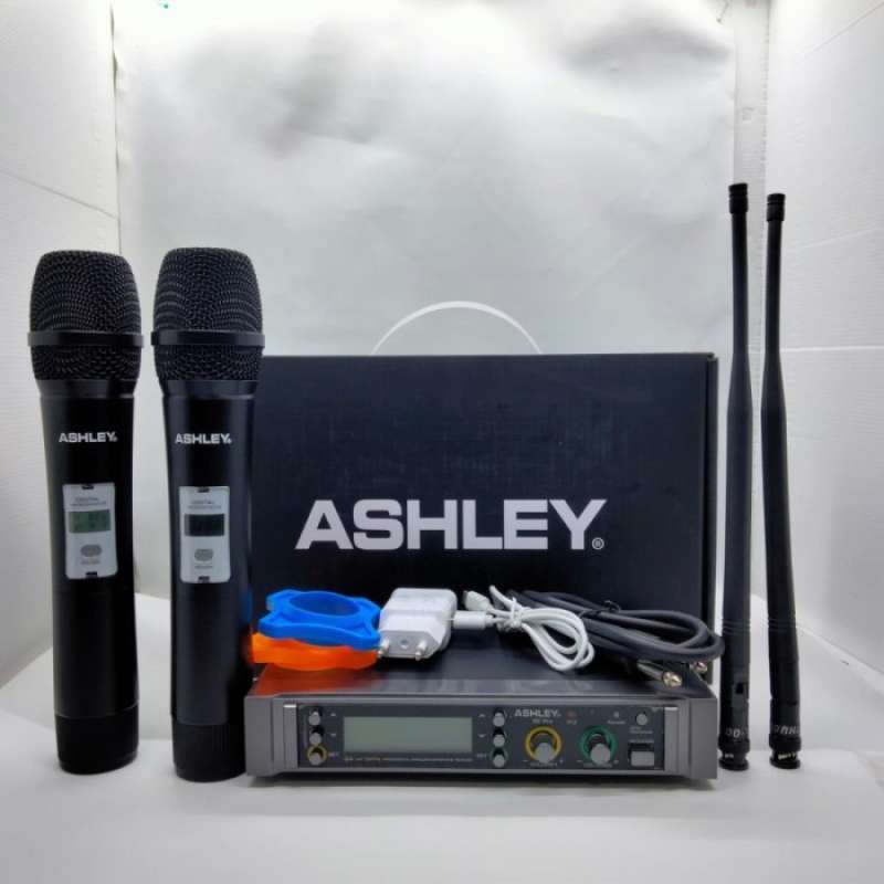 Promo Mic Wireless Ashley Mc Pro Mcpro Handhel Microphone Original