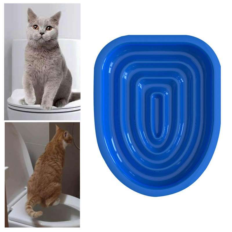 Jual Cat Toilet Trainer Home Plastic Urinal Seat Potty Cat Toilet