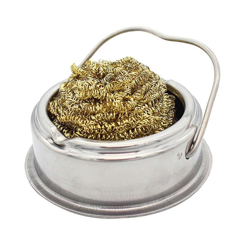 Jual Brass Wire Ball Soldering Tip Cleaner Set Soft Coiled Wire Ball