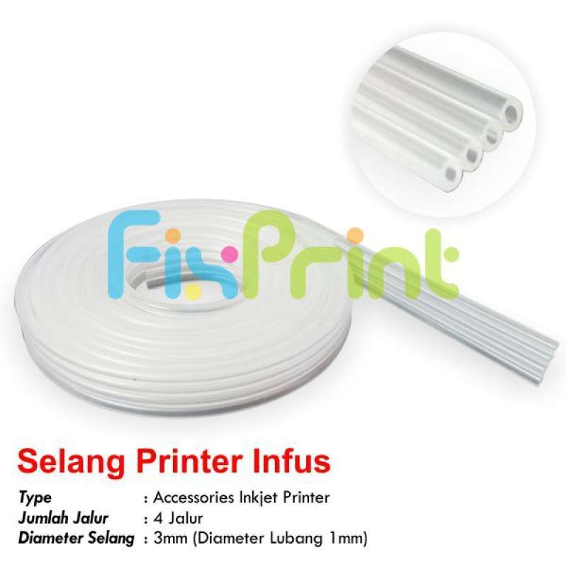 Jual Selang CISS Infus 4 Jalur Meteran Mofikasi Printer Canon HP Epson