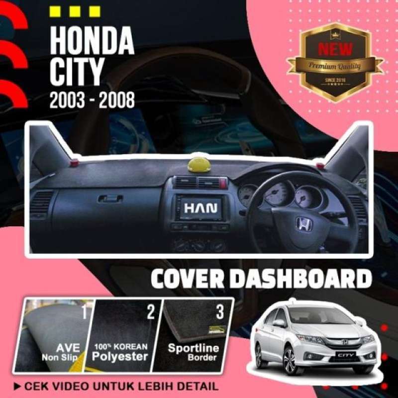 Jual Dashboard Cover Honda City (20032008) Generasi V Hitam Coklat