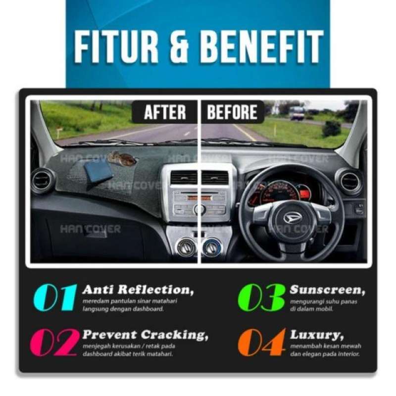 Jual Dashboard Cover Honda City (20032008) Generasi V Hitam Coklat