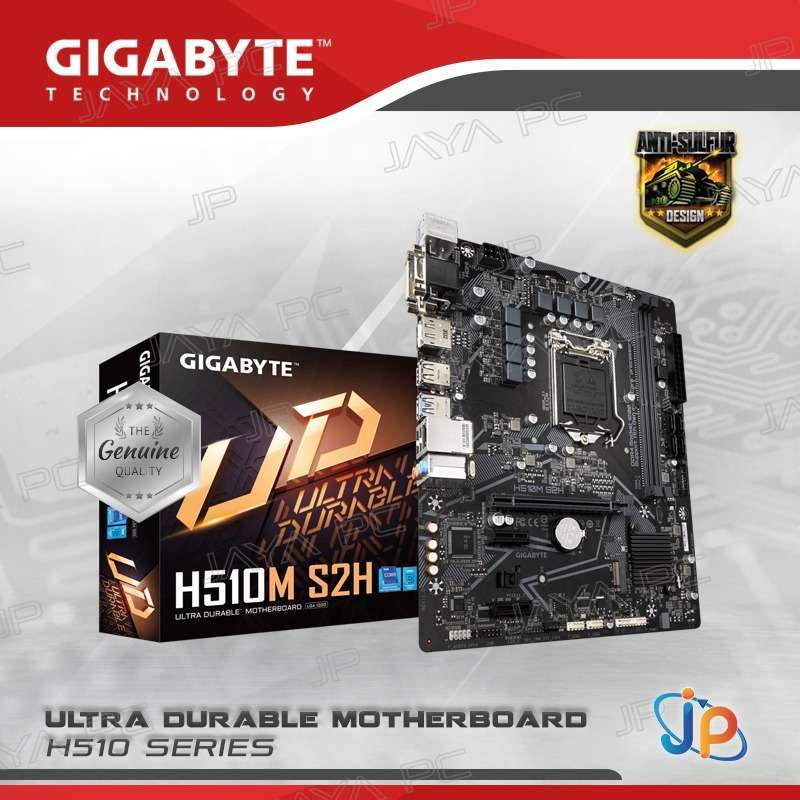 Jual Motherboard Gigabyte H510M S2H (LGA1200, H510, DDR4, USB3.2, SATA3
