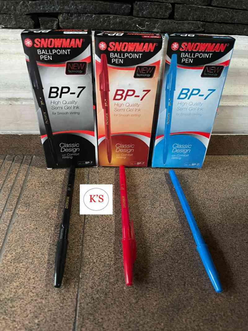 Promo PULPEN BALLPOINT PEN SNOWMAN BP7 Diskon 5 di Seller