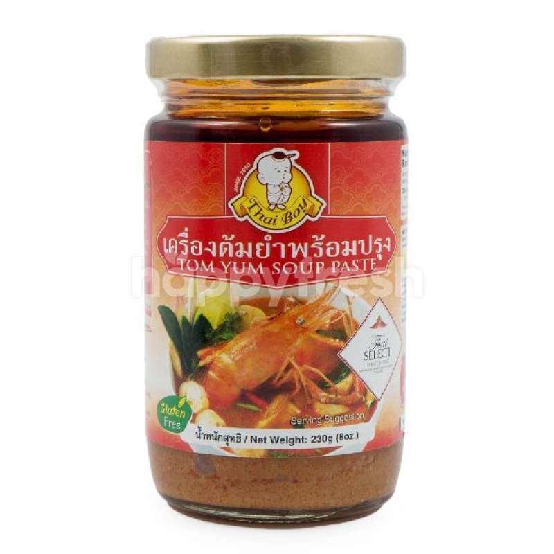 Promo THAI BOY Tom Yum Soup Paste 230g - Saus Bumbu TomYum Diskon 20% ...