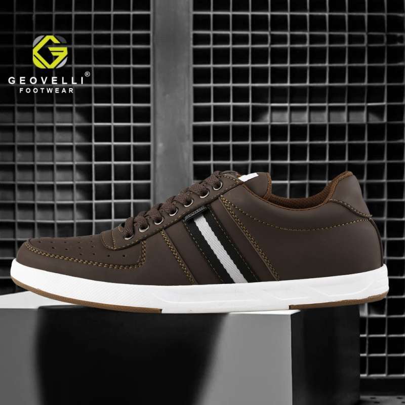 Promo Sepatu Sneaker Putih Pria Sepatu Sneakers Terbaru Brand Geovelli