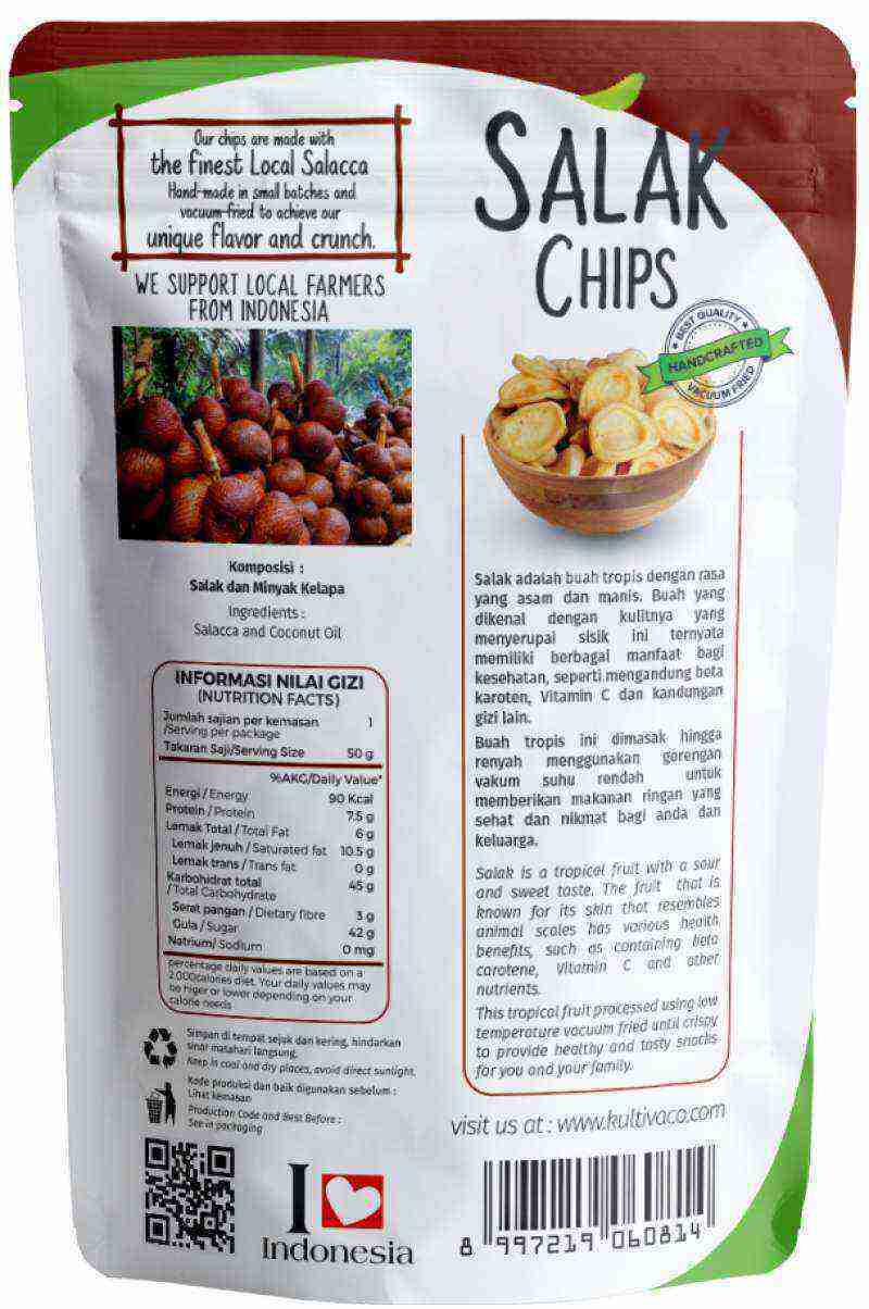 Jual Woh Salacca Chips 100 Gram Di Seller Kultiva Co. Official Store