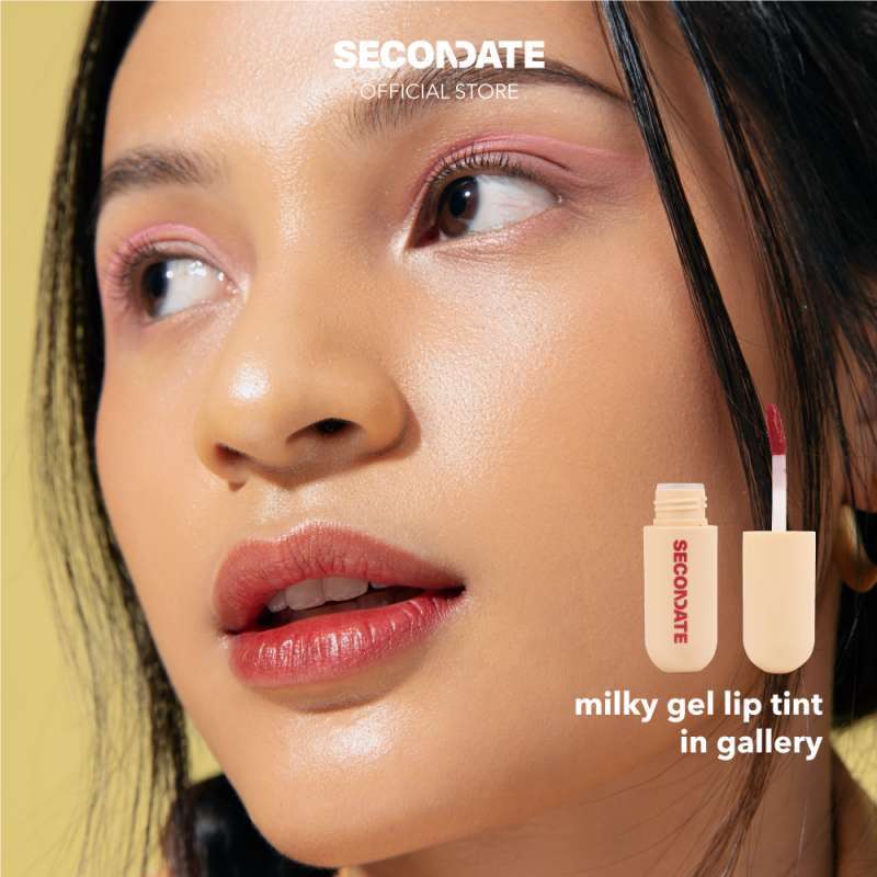 Promo SECONDATE Milky Gel Lip Tint Gallery Diskon 10 di Seller