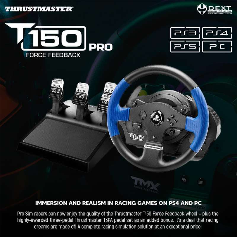 Jual Thrustmaster T150 Rs Pro Force Feedback Racing Wheel Di Seller ...