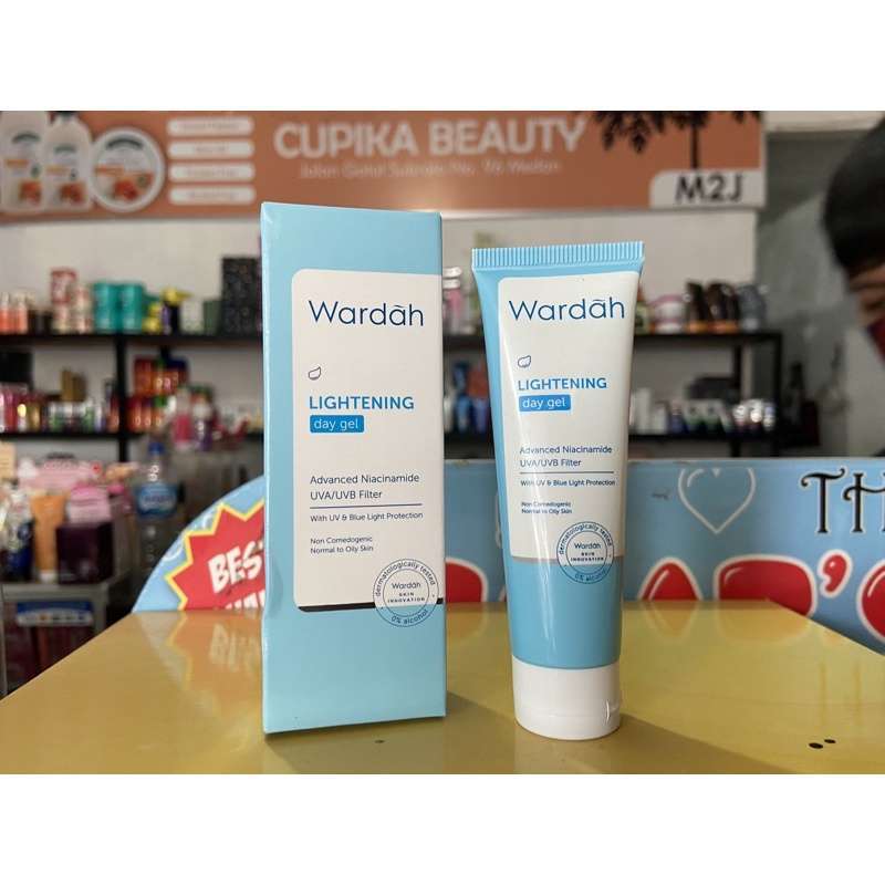 Jual ub wardah day gel tube 20 ml cream siang wardah lightening