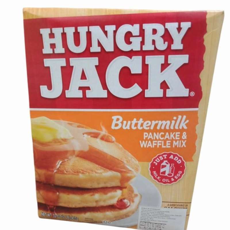 Jual HUNGRY JACK BUTTER MILK PANCAKE & WAFFLE MIX 907 GR di Seller