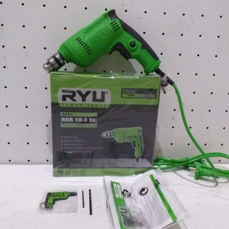 Promo BOR MESIN BOR 10MM MERK RYU RDR 10-3 RE Diskon 18% di Seller SH ...