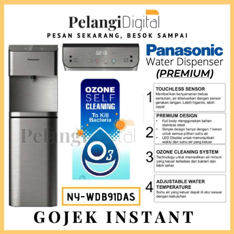 Jual Panasonic Water Dispenser Air Galon Bawah Ozone Cleaning Ny