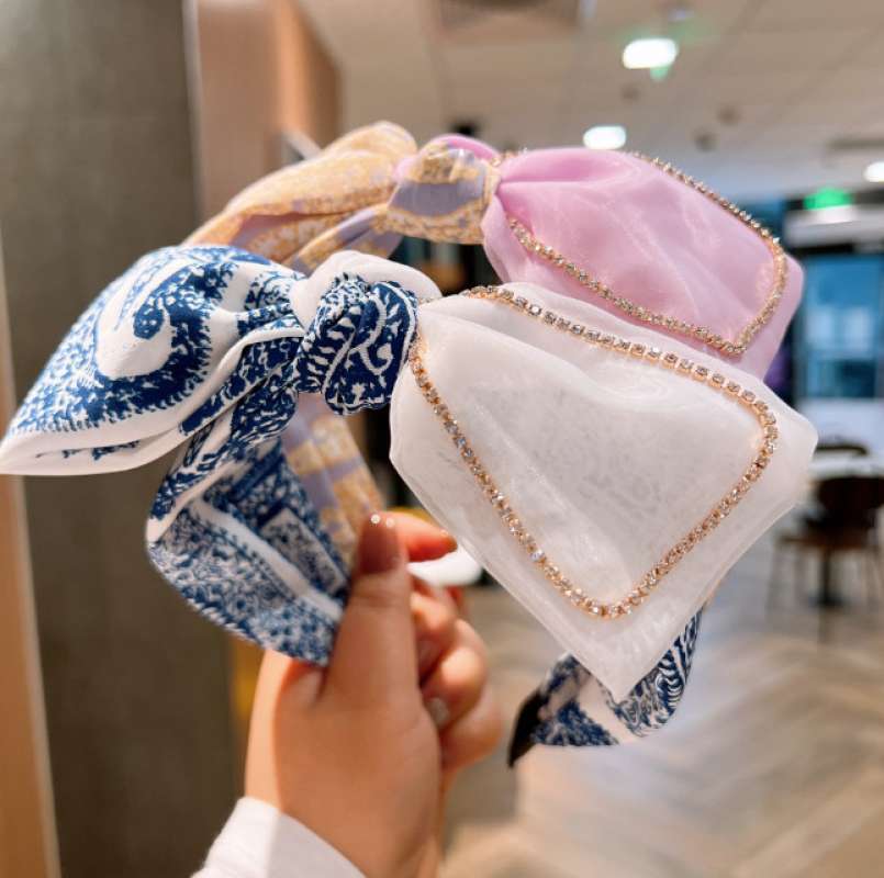 Jual BANDO BANDANA KOREA WANITA / BANDO SIMPUL LEBAR PITA BESAR RASMI