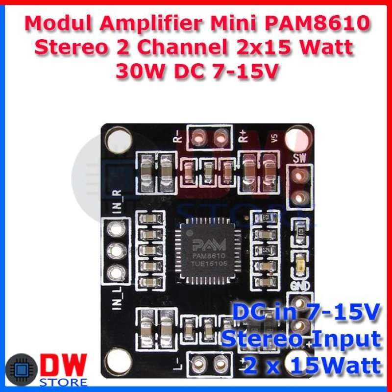 Jual PAM8610 PAM 8610 2 x 15W 2x15W STEREO DIGITAL POWER AMPLIFIER
