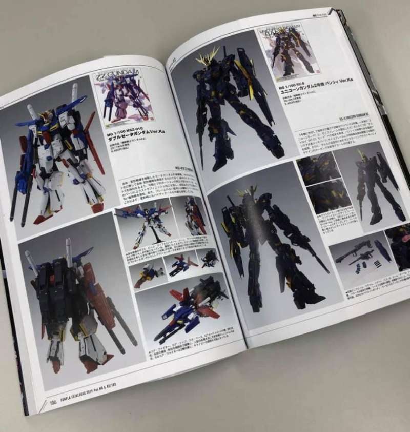 Jual GUNPLA CATALOGUE MG, RE /100 & LIMITED KIT 2019 / KATALOG GUNDAM