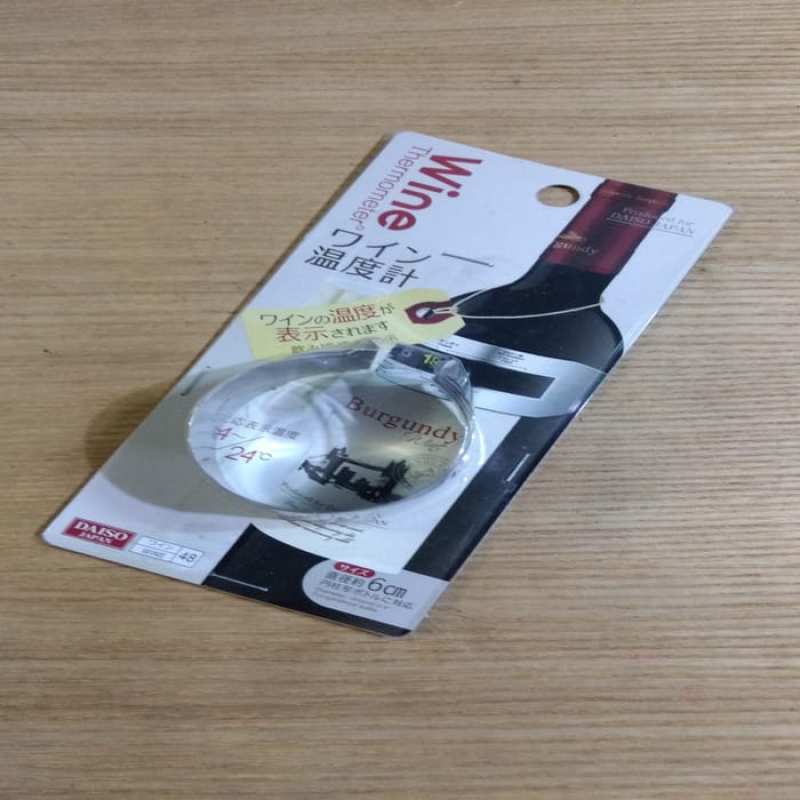Jual Promo DAISO wine thermometer termometer botol anggur wine Murah di
