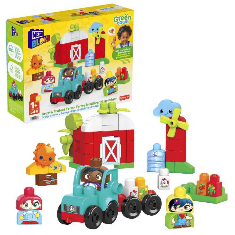Promo Mega Bloks Green Town Grow Protect Farm HDL07 Diskon 20% di ...
