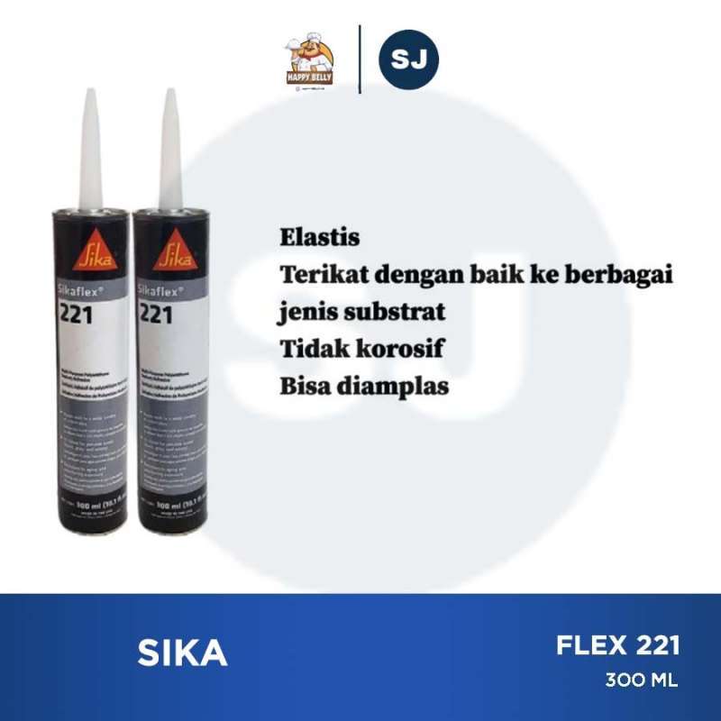 Jual Sikaflex 221 / Sealant Sika Flex Botol 310 Ml / Perekat Lem Di ...