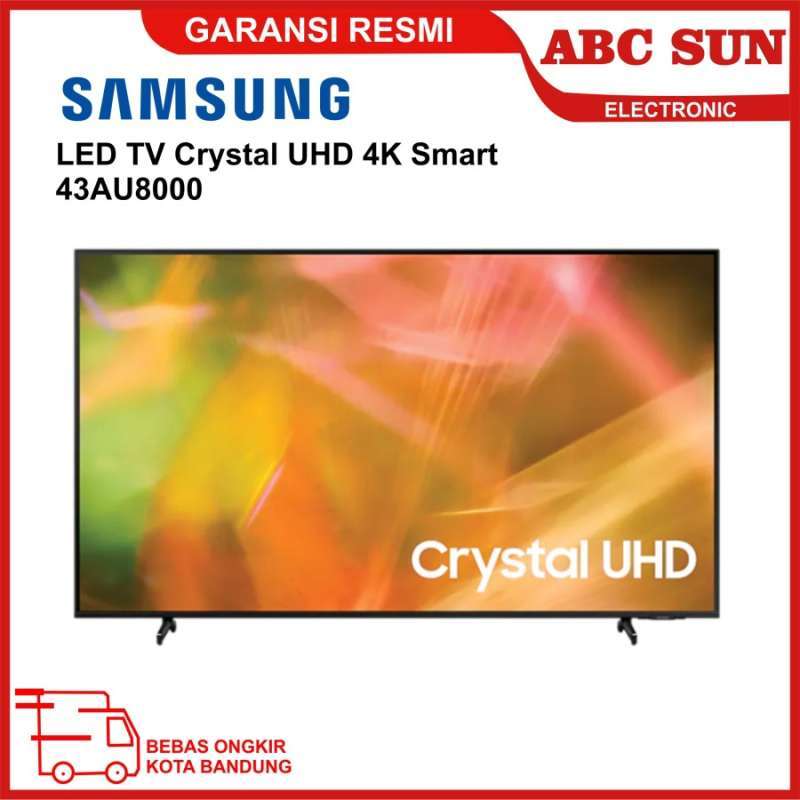 Jual Led Tv Samsung 43au8000 Crystal Uhd 4k Smart Tv New 2021 Di Seller