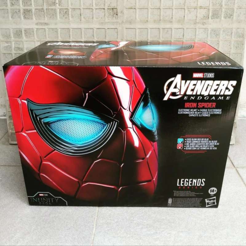 Jual HASBRO MARVEL LEGENDS IRON SPIDER ELECTRONIC HELMET SPIDERMAN