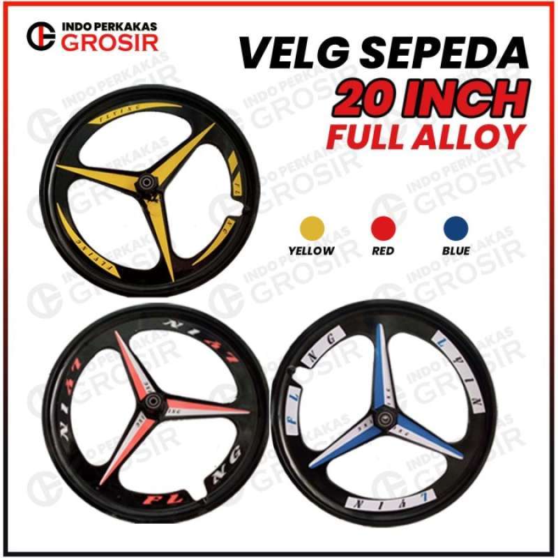 Part Sepeda Rasing Promo Velg Sepeda Racing 20 Inch Ulir 1 Set Depan Belakang - Depan ...