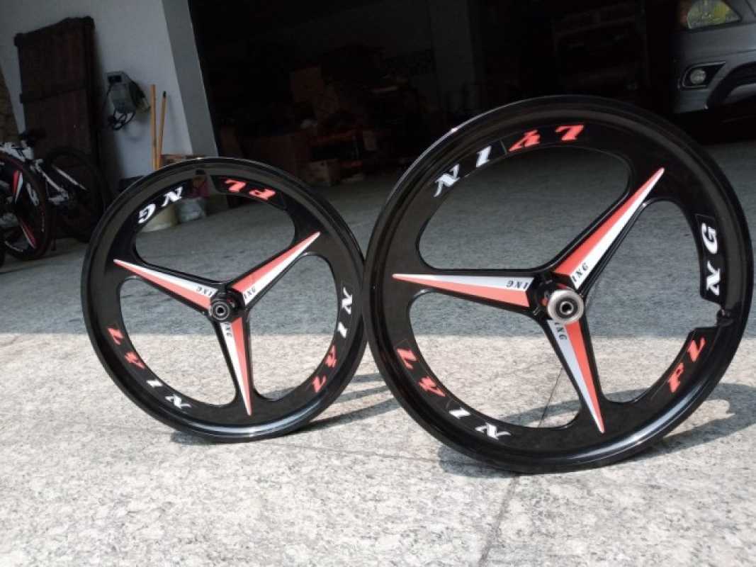 Part Sepeda Rasing Promo Velg Sepeda Racing 20 Inch Ulir 1 Set Depan Belakang - Depan ...