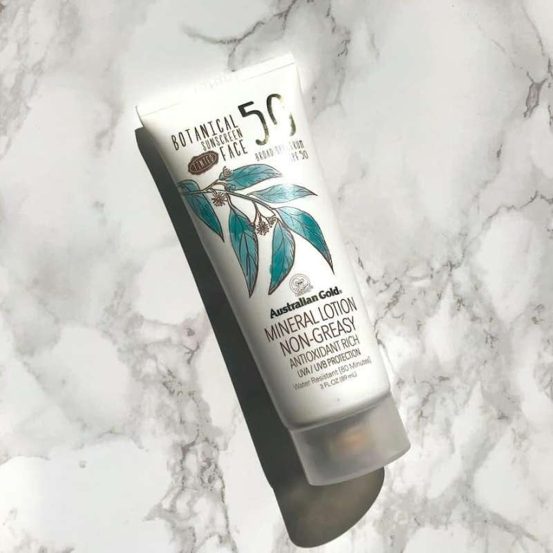 Jual Australian Gold Botanical Tinted Face Sunscreen Lotion SPF 50 di