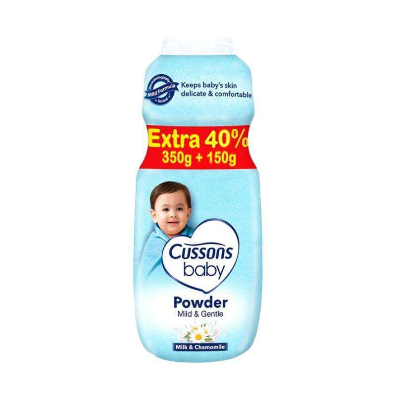 Jual WHS - Cussons Baby Powder Mild and Gentle [350 + 150 g] di Seller ...