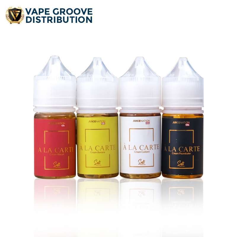 Jual LIQUID A LA CARTE SALTNIC LIQUID A LA CARTE SALTNIC 30ML JUICENATION di Seller Vape Groove