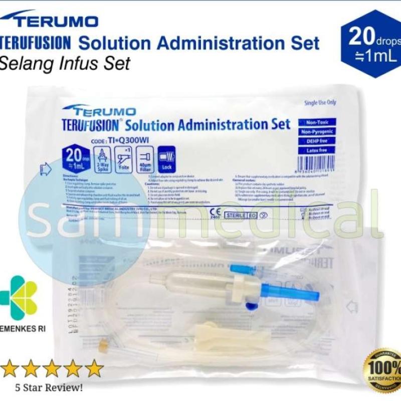 Jual Terumo Terufusion Infusion Set / Selang Infus Set Dewasa di Seller