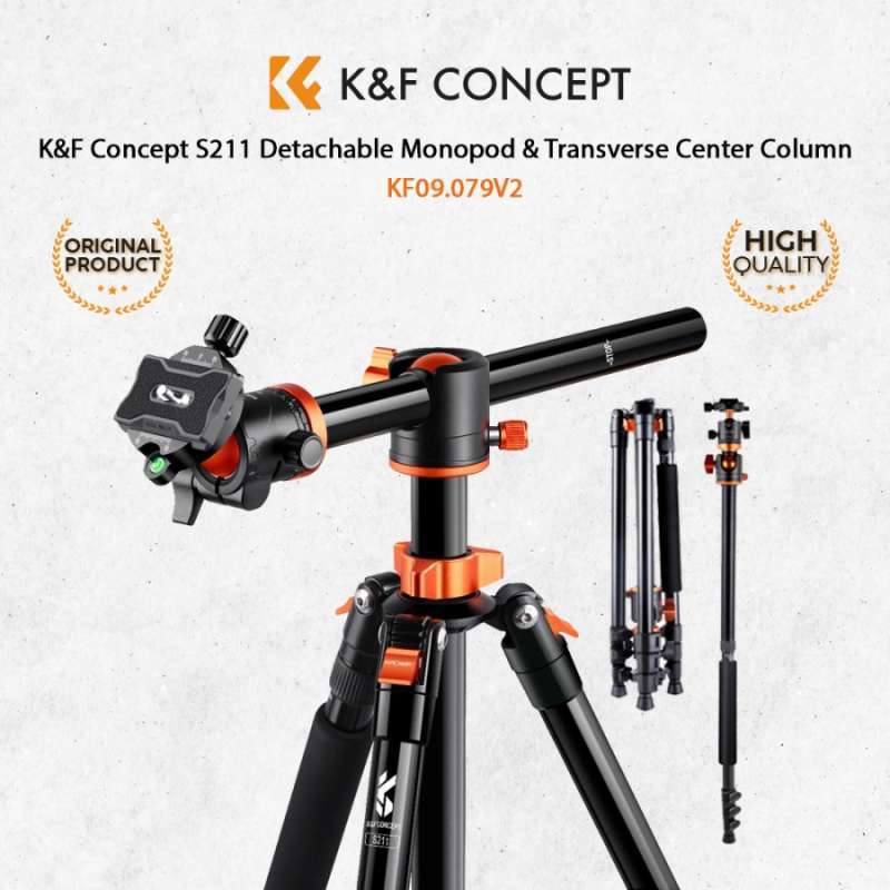 Jual Knf Concept Detachable Monopod & Transverse Center Column S211