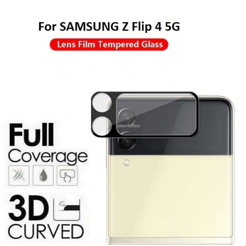 Jual SAMSUNG GALAXY Z FLIP 4 5G LENS PROTECTOR FULL FRAME 3D ROUND EDGE