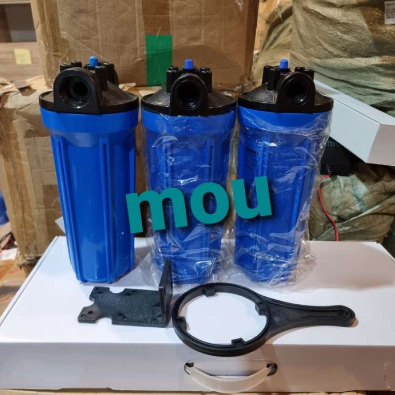 Jual Housing Filter Air 10 Nanotech Blue / Biru di Seller TB Honey