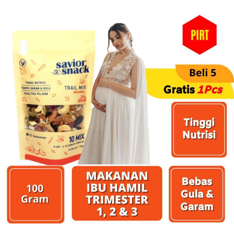 Jual CEMILAN UNTUK IBU HAMIL DAN MENYUSUI SAVIOR SNACK TRAIL MIX