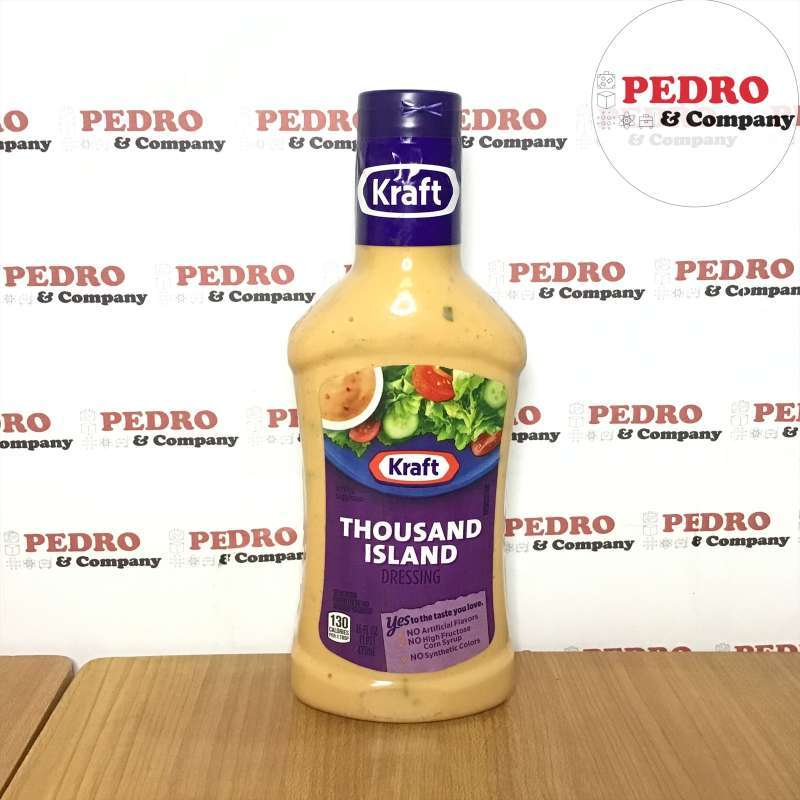 Jual Kraft thousand island 473 ml saus salad dressing mayo krim di