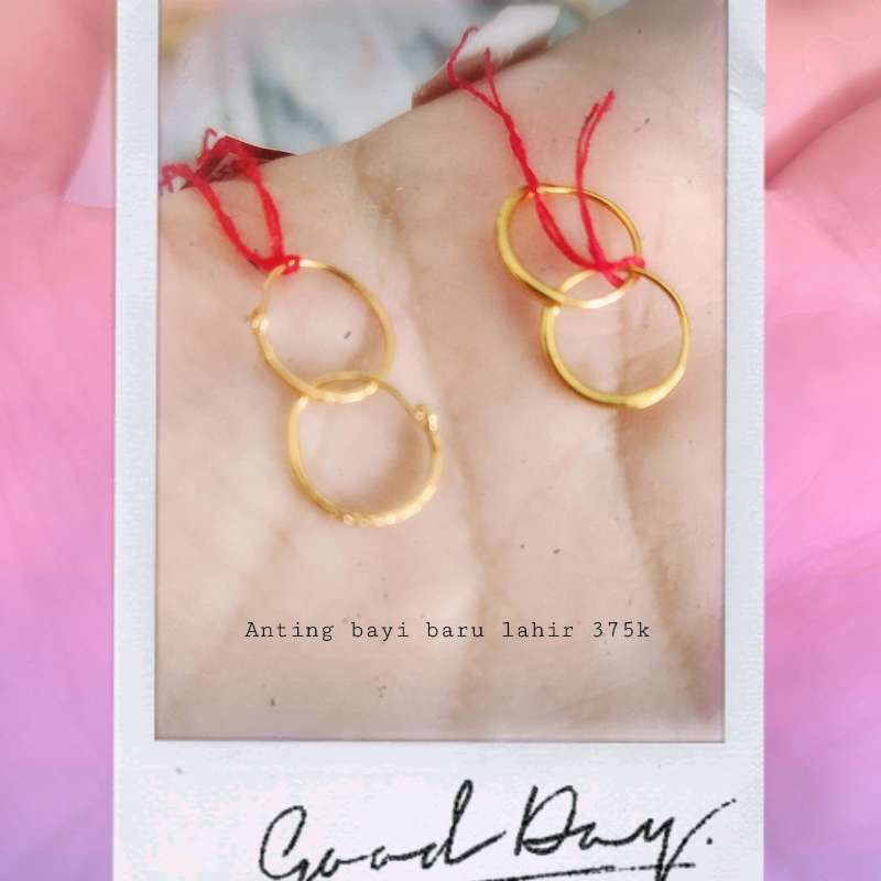 Jual Anting bayi baru lahir emas asli 8k di Seller Blink2_jewerly