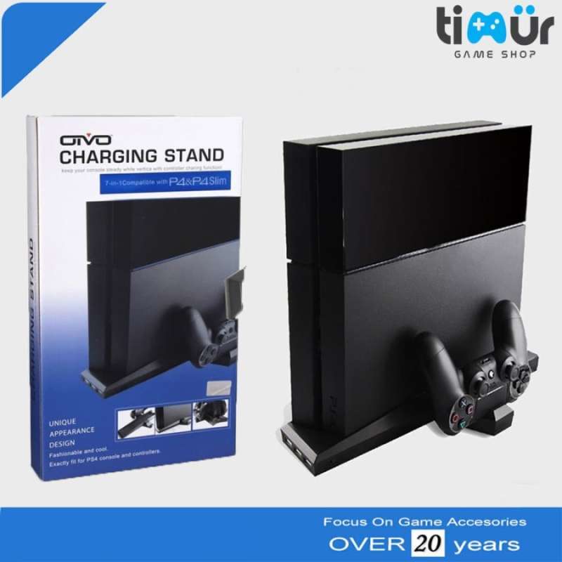 Jual Kipas Cooling Fan PS4 Charging Vertical Stand Dock Fat Slim Pro