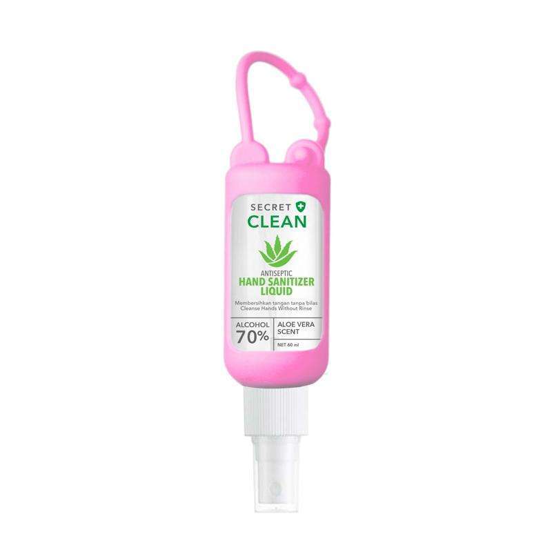Promo Secret Clean Antiseptic Hand Sanitizer Spray [60ml/ Silicon