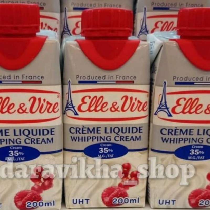 Jual Elle & Vire Uht Cream Whipping 200ml Di Seller