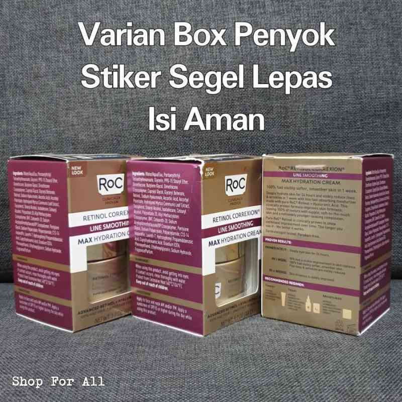 Jual ROC Retinol Correxion Max Daily Hydration Cream/Creme Line ...