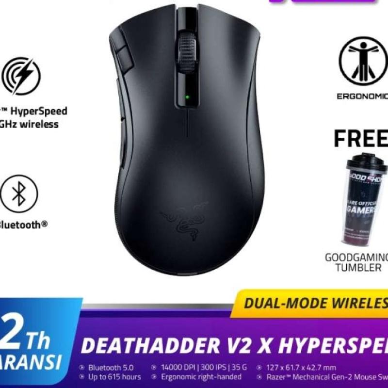 Promo Razer DeathAdder V2 X HyperSpeed Wireless - Gaming Mouse Diskon 6 ...